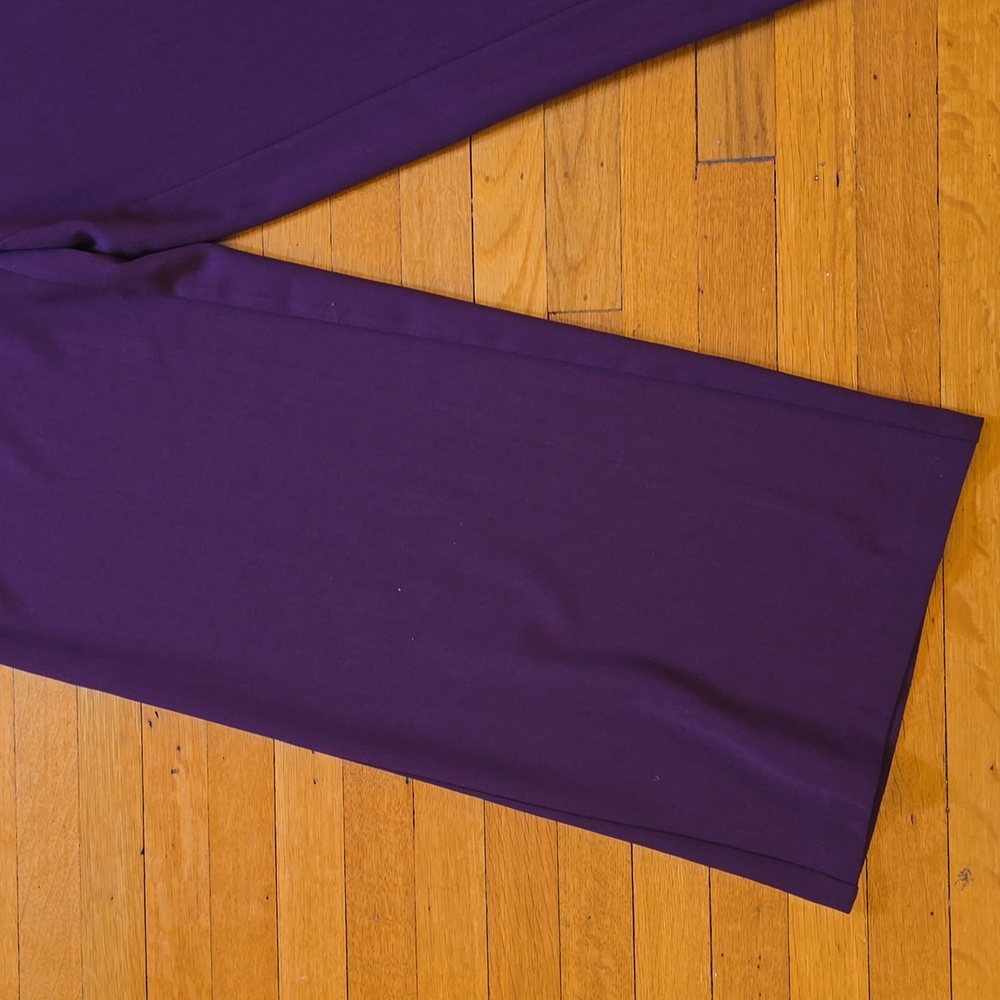 julia jordan, Purple Ruffle Jumpsuit, Back Cut Out, EUC, Women's 6 - Picture 6 of 11